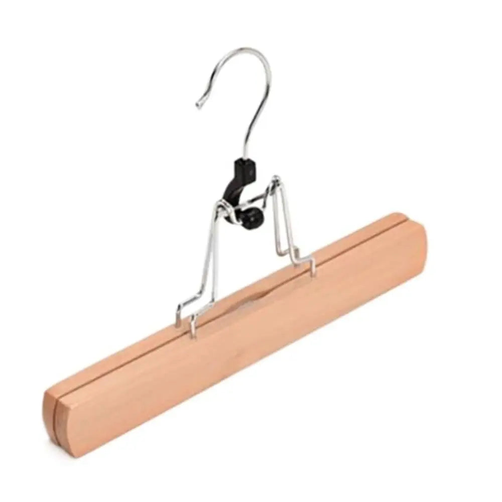 Cintre en bois clair à jupe 