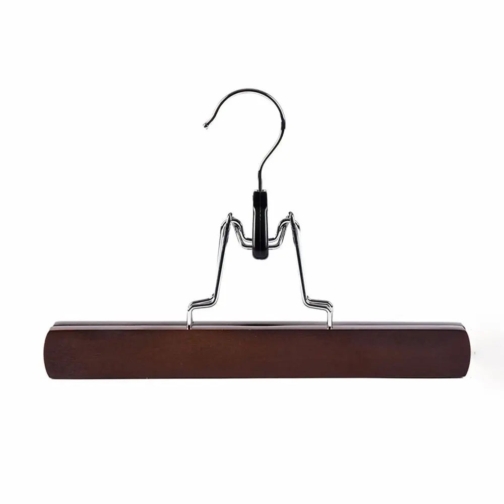Cintre en bois à jupe marron