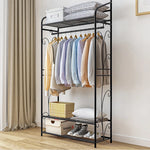Meuble Porte Manteau Noir Fleur - Vignette | Maison Porte Manteau®