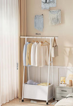 Meuble porte manteau chaussure Fermé Roulant Blanc - Vignette | Maison Porte Manteau®