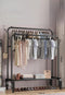 Meuble porte manteau chaussure Grand Dressing Roulette Noir