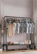 Meuble porte manteau chaussure Immense Dressing sur Roulette Noir - Vignette | Maison Porte Manteau®