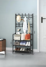 Meuble porte manteau chaussure Large Noir - Vignette | Maison Porte Manteau®