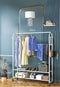 Meuble porte manteau chaussure Luxe Blanc Grand