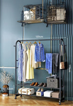 Meuble porte manteau chaussure Luxe Noir Grand - Vignette | Maison Porte Manteau®