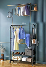 Meuble porte manteau chaussure Luxe Noir Petit - Vignette | Maison Porte Manteau®