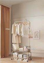 Meuble porte manteau chaussure Panier Crème - Vignette | Maison Porte Manteau®