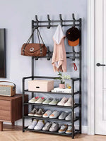 Meuble porte manteau chaussure Squelette Noir - Vignette | Maison Porte Manteau®