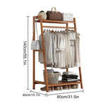Meuble porte manteau chaussure en bois Triangle moyen - Vignette | Maison Porte Manteau®