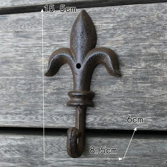 Patère porte manteau Provençal Fer de lance
