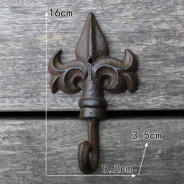 Patère porte manteau Provençal Fer de lance 2