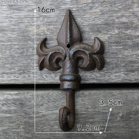 Patère porte manteau Provençal Fer de lance 2