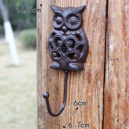 Patère porte manteau Provençal Hiboux