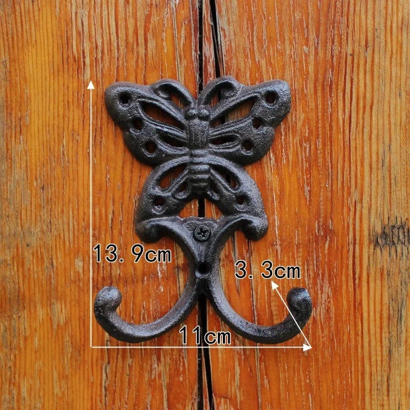 Patère porte manteau Provençal Papillon