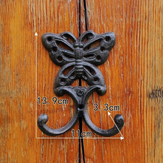 Patère porte manteau Provençal Papillon