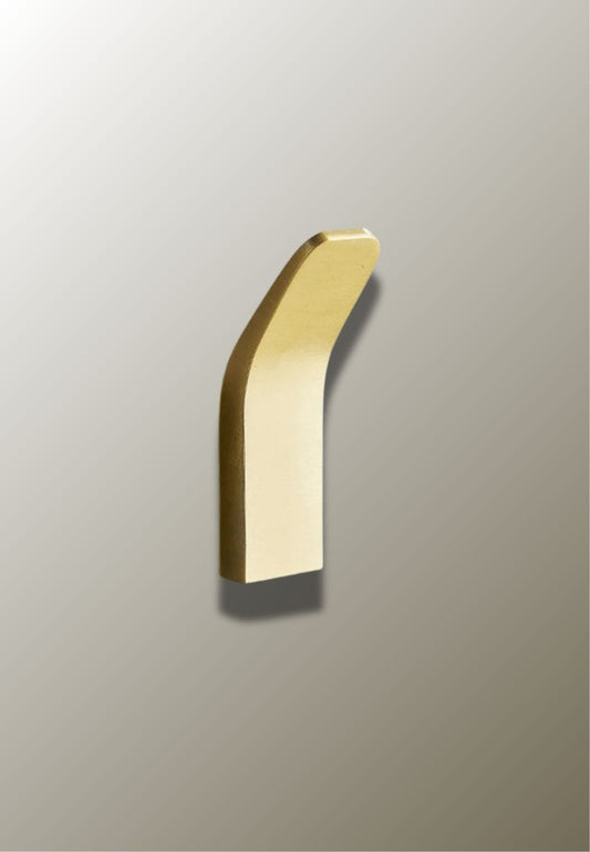 Patère porte manteau design relevé Doré