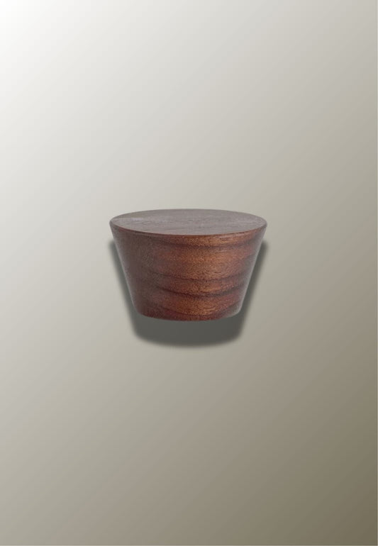 Patère porte manteau en bois foncé Grand Scié