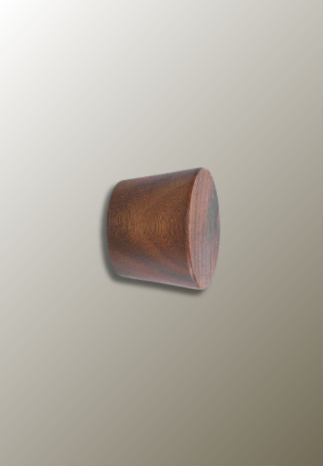 Patère porte manteau en bois foncé Petit Scié