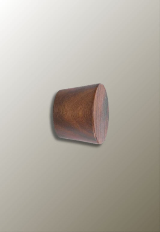 Patère porte manteau en bois foncé Petit Scié