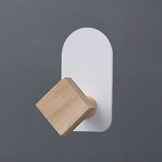 Patère porte manteau pour enfant Losange en bois