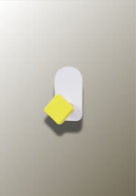 Patère porte manteau pour enfant Losange jaune - Vignette | Maison Porte Manteau®