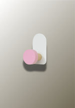 Patère porte manteau pour enfant Point rose - Vignette | Maison Porte Manteau®