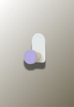 Patère porte manteau pour enfant Point violet - Vignette | Maison Porte Manteau®