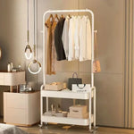 Porte Manteau Design Métallique Blanc Crème - Vignette | Maison Porte Manteau®