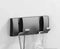 Porte manteau design mural Gris 2 Crochets