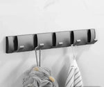 Porte manteau design mural Gris 5 Crochets - Vignette | Maison Porte Manteau®