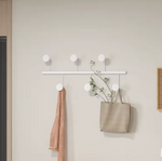 Porte manteau design mural Vertical Noir 4 Crochets x2 - Vignette | Maison Porte Manteau®