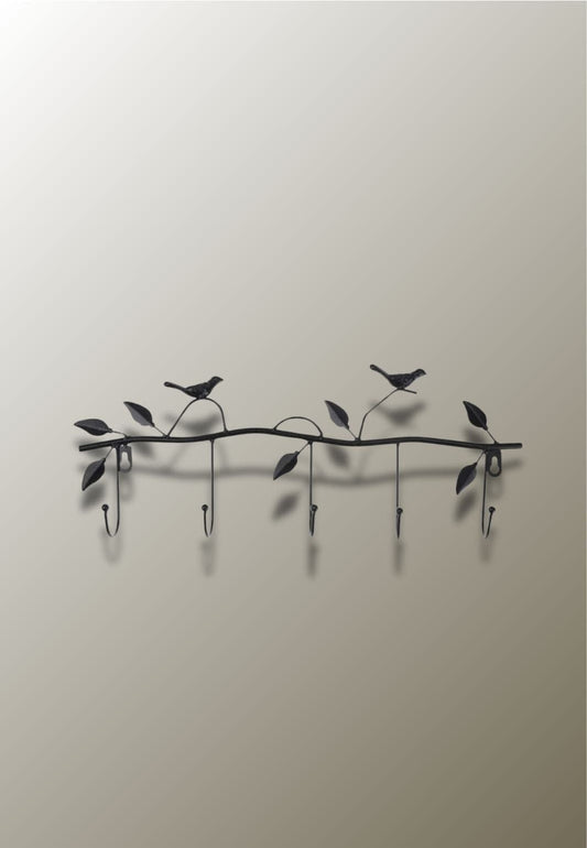 Porte manteau mural Oiseau Noir