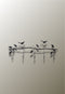 Porte manteau mural Oiseau Noir