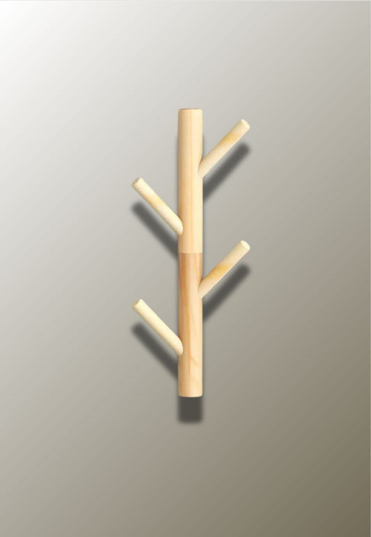 Porte manteau mural Petit Arbre Bois