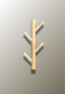 Porte manteau mural Petit Arbre Bois