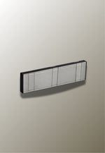 Porte manteau mural design Gris métallique 3 crochets - Vignette | Maison Porte Manteau®