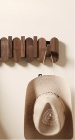 Porte manteau mural design en bois 4 Crochets Ronds - Vignette | Maison Porte Manteau®