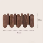 Porte manteau mural design en bois 4 Crochets Ronds - Vignette | Maison Porte Manteau®