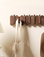 Porte manteau mural design en bois 6 Crochets Ronds - Vignette | Maison Porte Manteau®