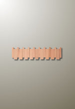 Porte manteau mural design en bois clair 8 patères - Vignette | Maison Porte Manteau®