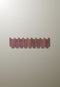 Porte manteau mural design en bois foncé 8 patères