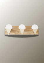 Porte manteau mural enfant triple Glace Blanche - Vignette | Maison Porte Manteau®