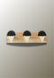 Porte manteau mural enfant triple Glace Noire