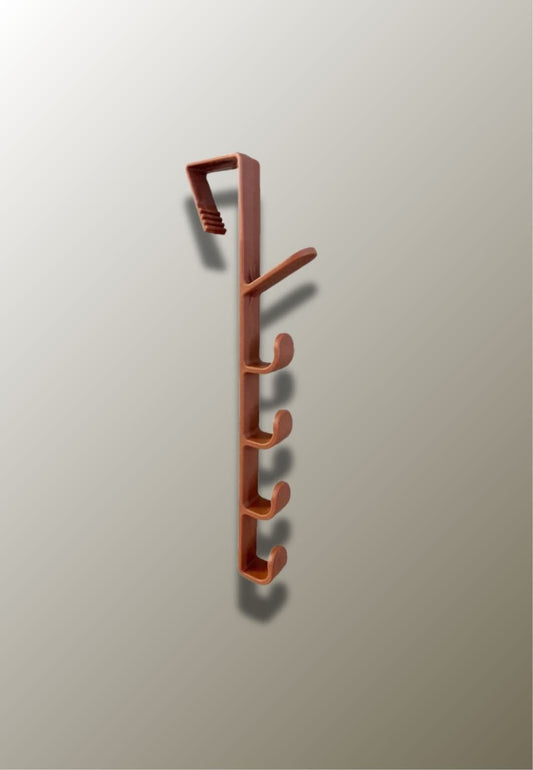 Porte manteau porte Vertical Café