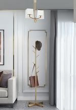 Porte manteau sur pied design arbre doré sur base croisée - Vignette | Maison Porte Manteau®