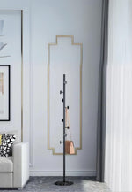 Porte manteau sur pied design champignon noir sur base noire - Vignette | Maison Porte Manteau®