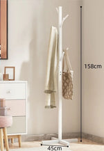 Porte manteau sur pied perroquet Croisé Blanc - Vignette | Maison Porte Manteau®