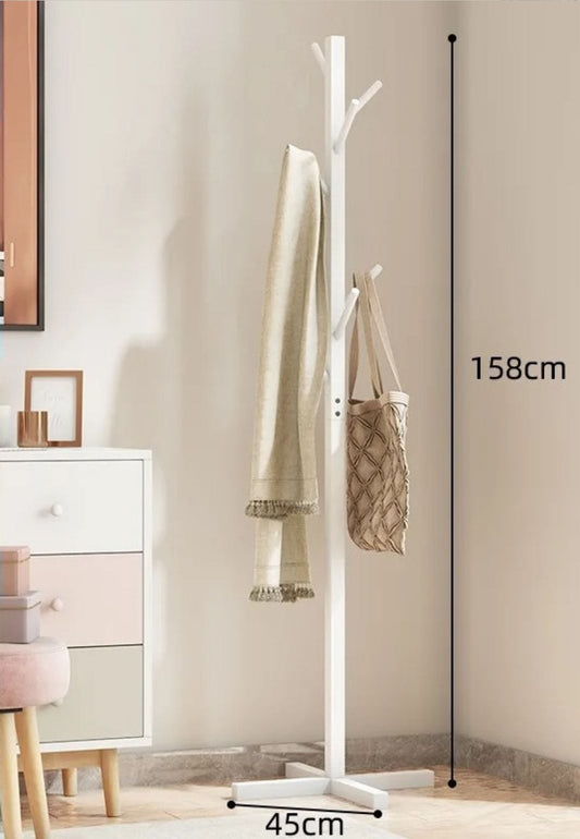 Porte manteau sur pied perroquet Croisé Blanc