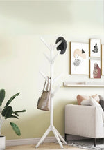 Porte manteau sur pied perroquet Planté Blanc - Vignette | Maison Porte Manteau®
