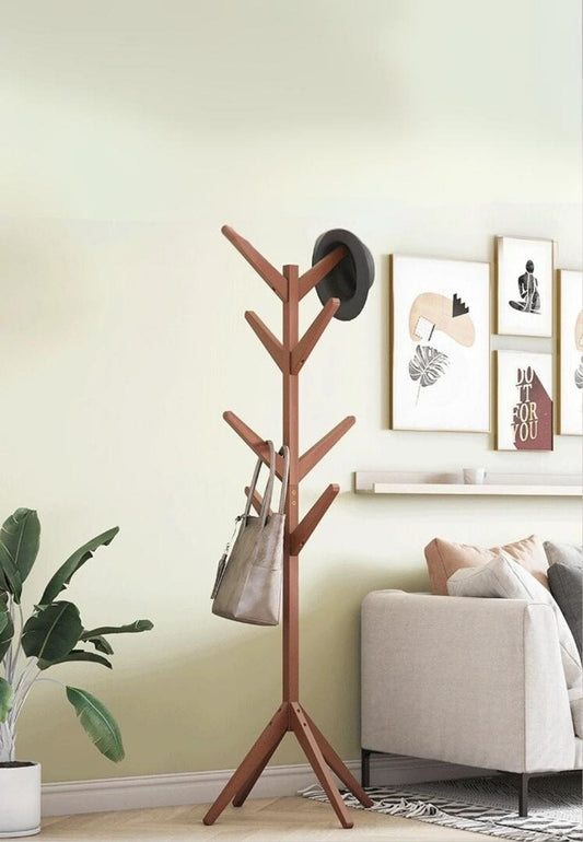 Porte manteau sur pied perroquet Planté Café